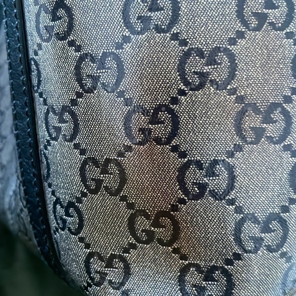 GUCCI GG crystal canvas 213048 EUC 🩶🖤Metallic - Picture 12 of 17